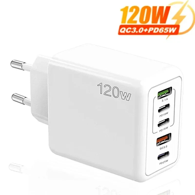 Mehrfach-USB Schnellladegerät Typ C