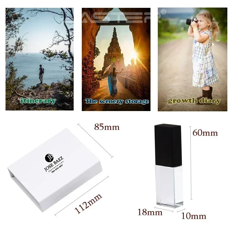 JASTER Crystal USB-Stick 128GB Kreativ Geschenk