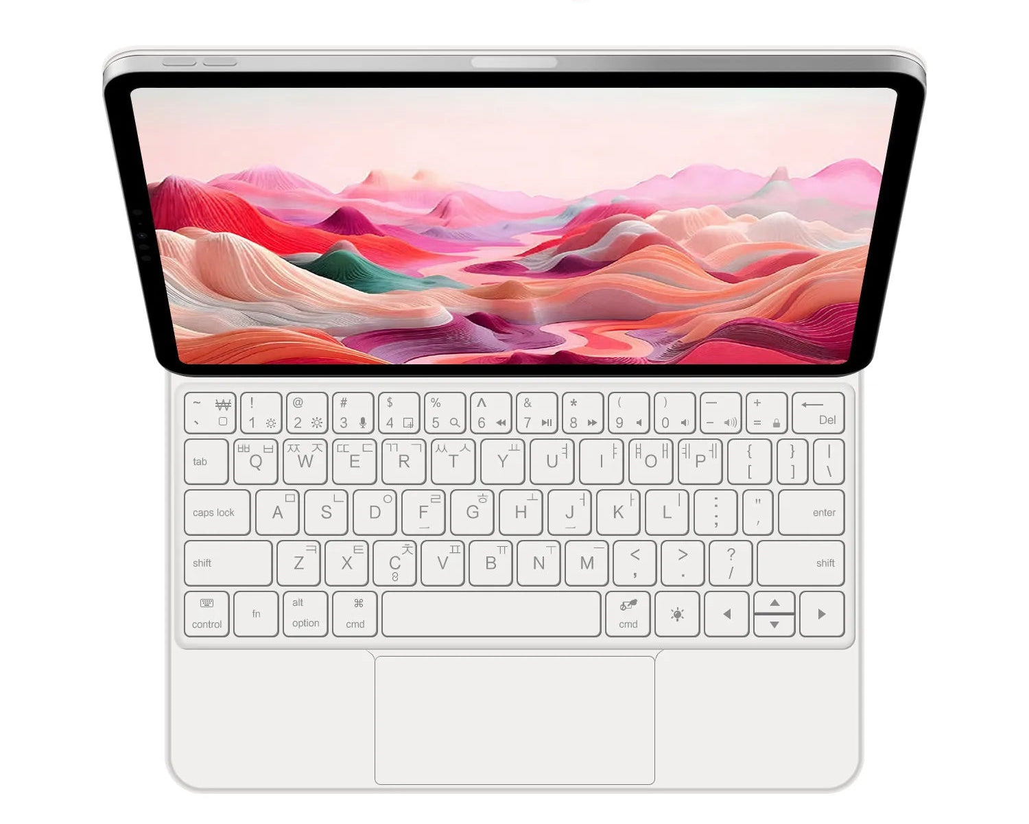 Magnetische Tastaturhülle für iPad Pro & Air 11" 13" mit Bluetooth & Beleuchtung
