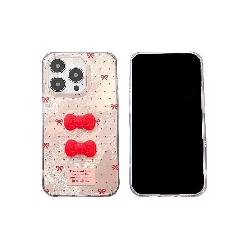 3D Blinkende Schleifen-Hülle für iPhone 17 Pro Max