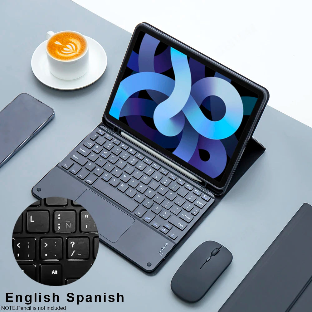 iPad Hülle mit Tastatur & Maus Set