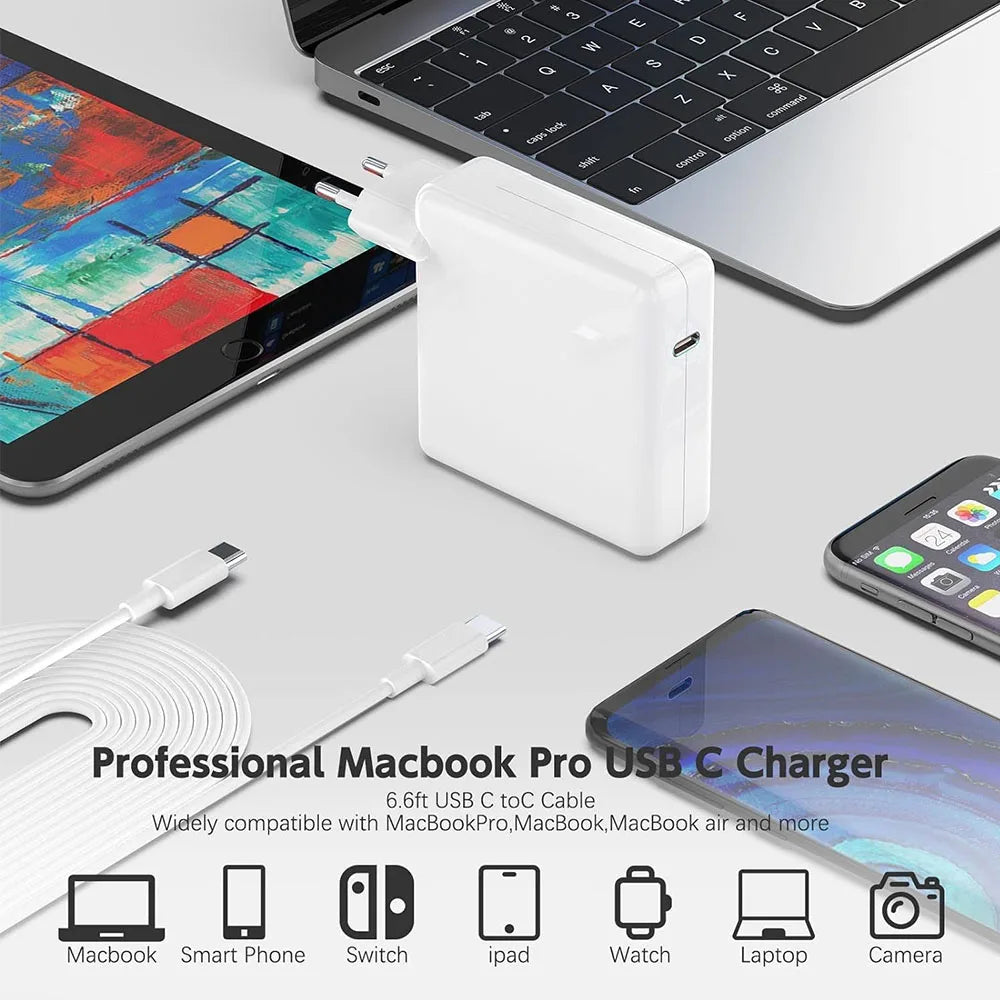USB-C Ladegerät 30W–118W für MacBook