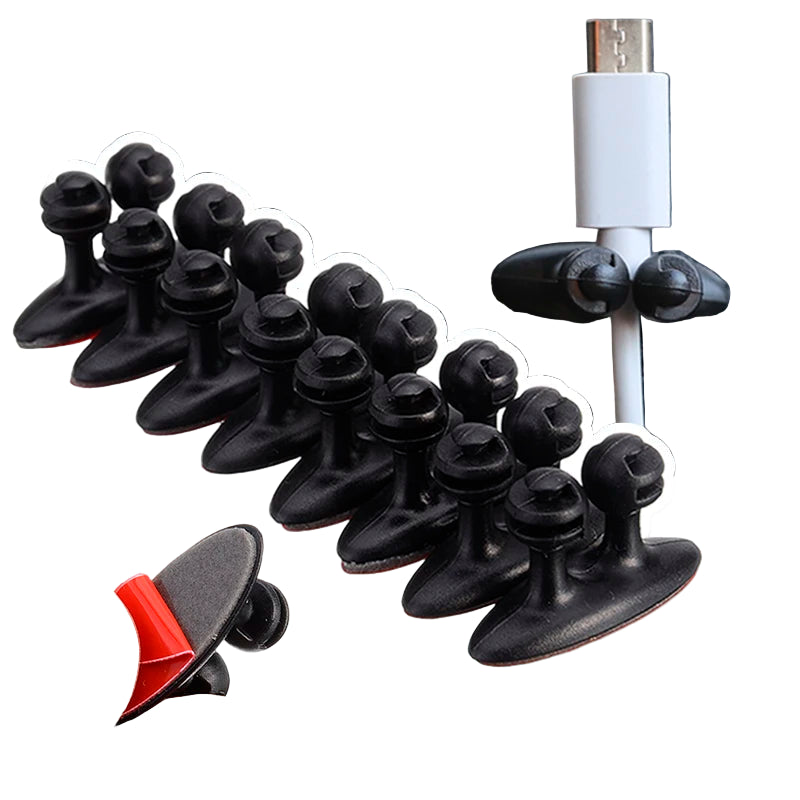 Runder Kabelclip Organizer für Büro, Auto & Zuhause
