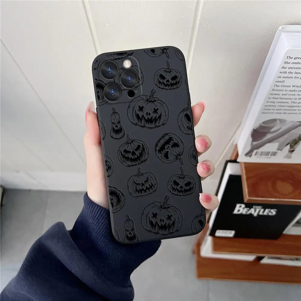 Halloween Horror Art Hülle für iPhone 17–11 Silikon