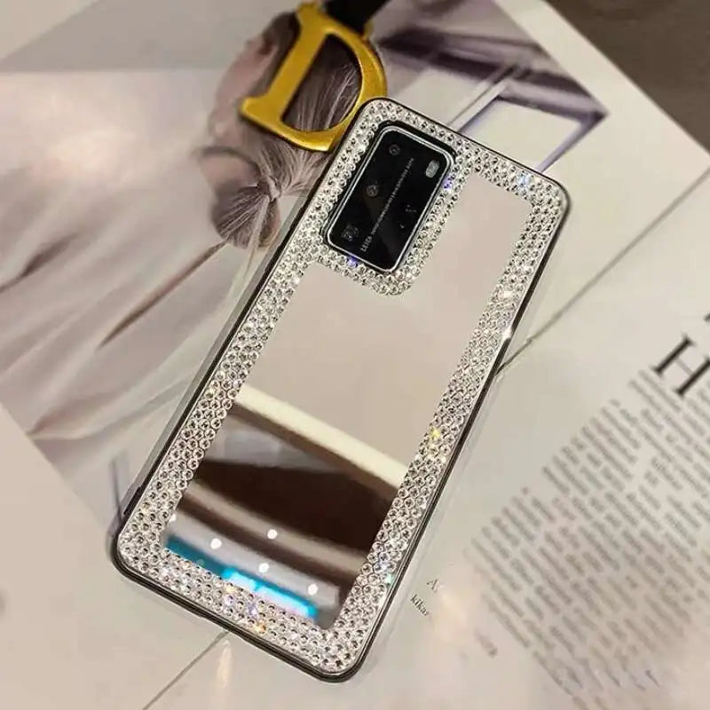 Glitzer Diamant Spiegel Hülle für iPhone 17