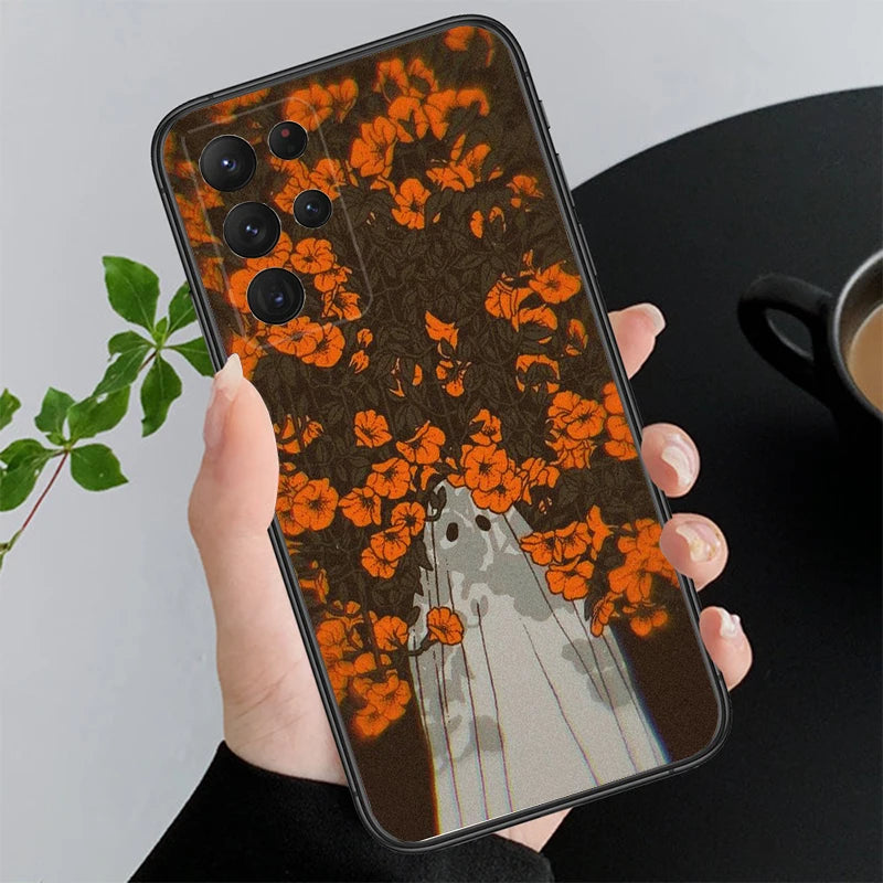 Halloween Geist Hülle für Samsung Galaxy S25–S21