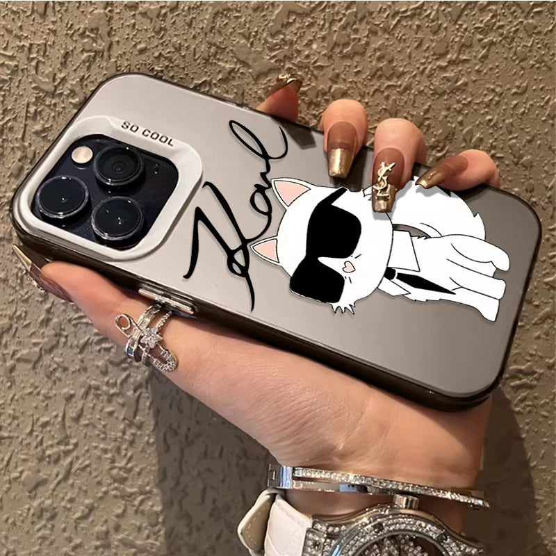 Süße Cartoon Katzen Hülle für Samsung S25 Ultra