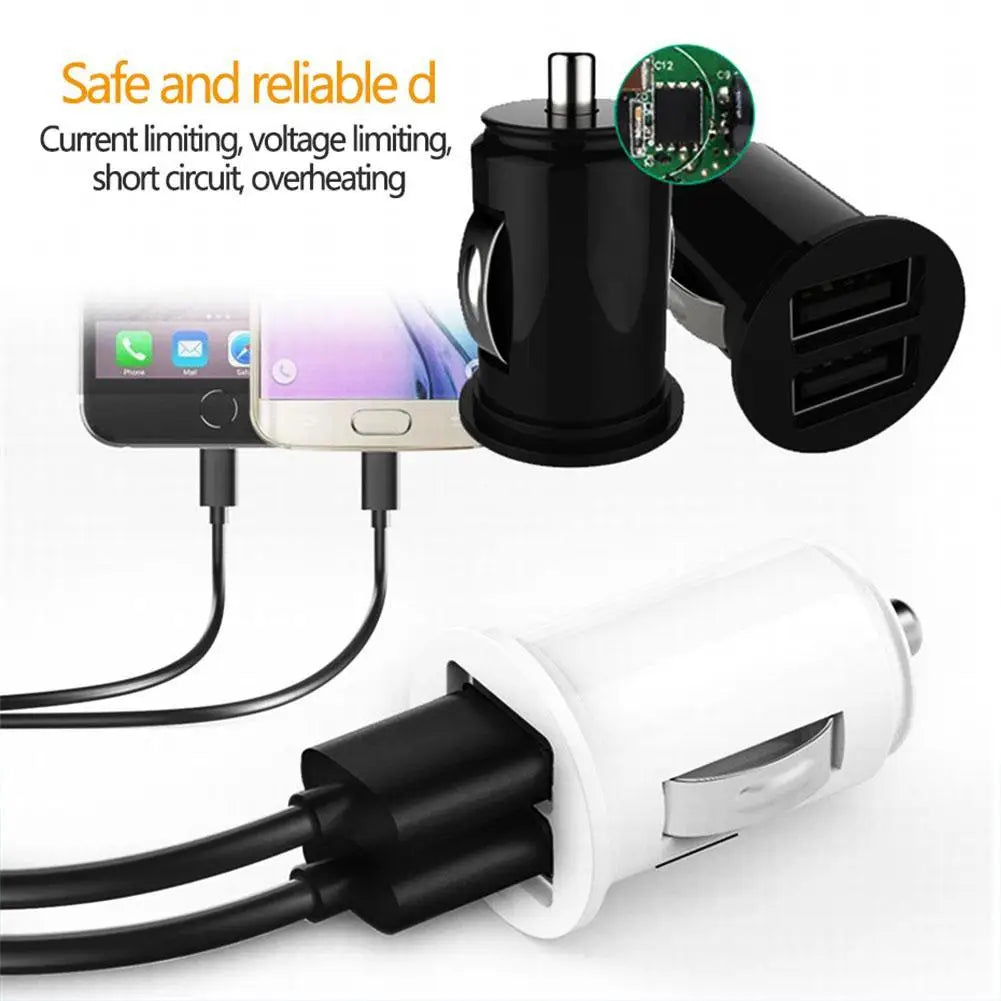 Dual USB Auto Ladegerät 5A Schnellladung 12–24V