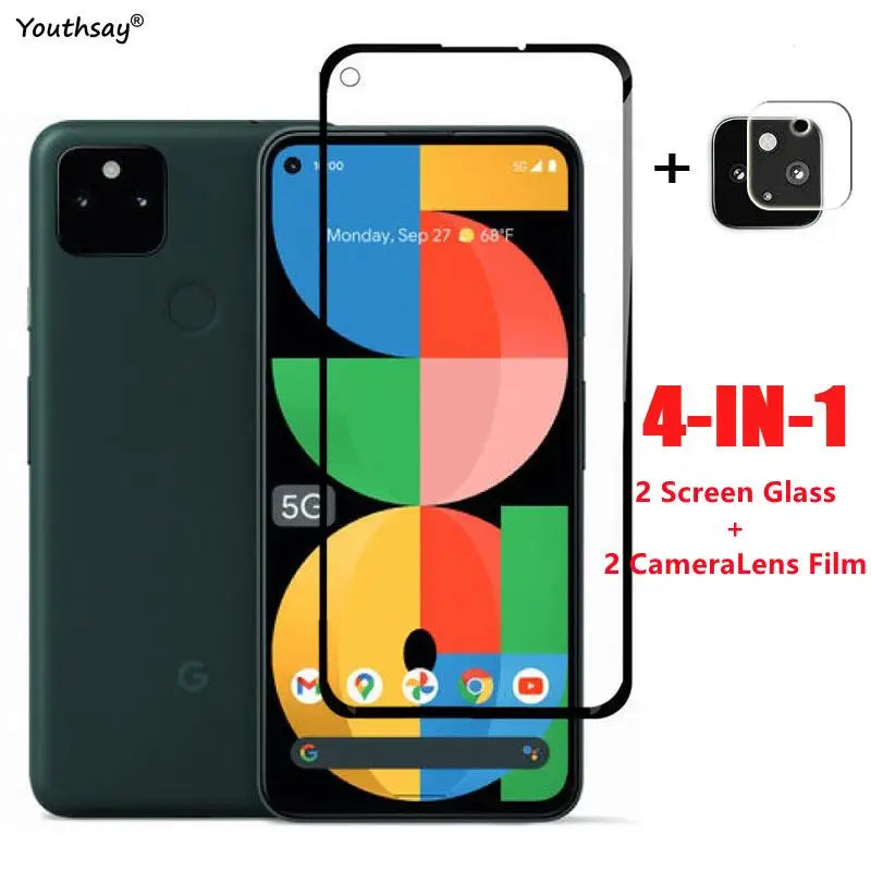 Vollglas Displayschutz für Pixel 5A 5