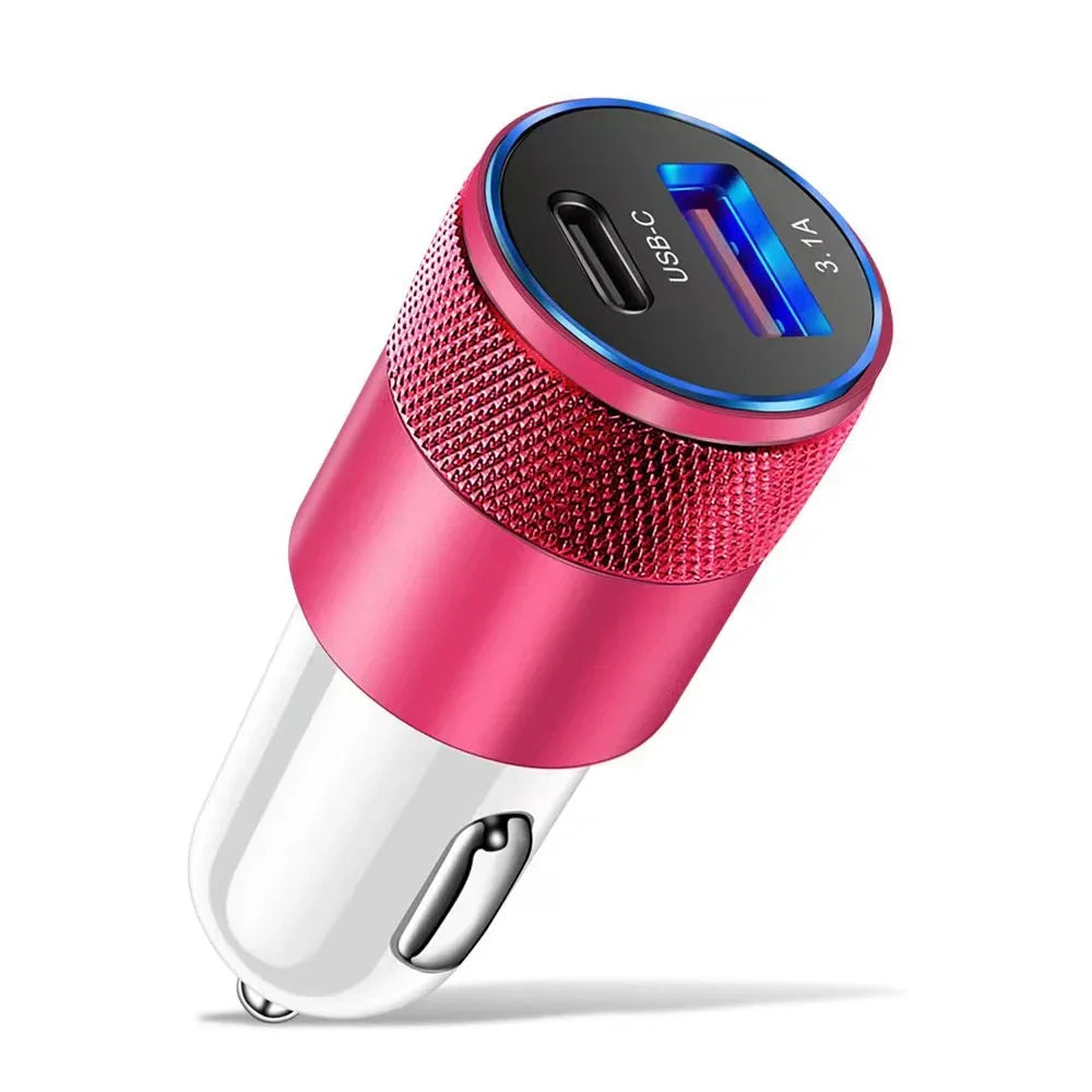 66W USB Auto Ladegerät Schnellladeadapter