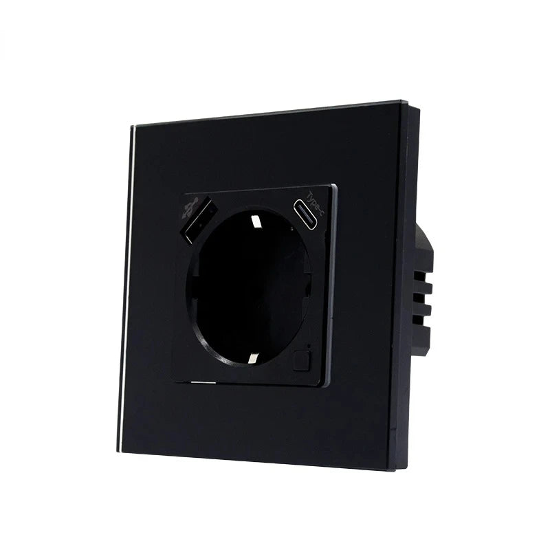 Smart WLAN Steckdose EU USB Typ-C mit Alexa Timer