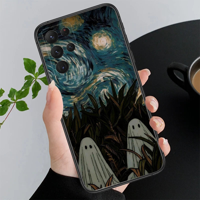 Halloween Geist Hülle für Samsung Galaxy S25–S21