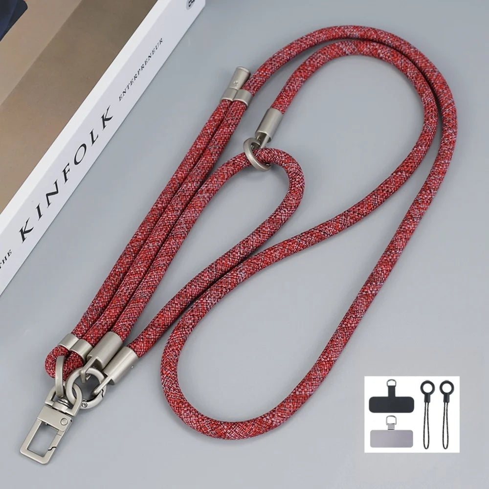 150 cm verstellbares Handy-Lanyard mit abnehmbarem Kartenclip