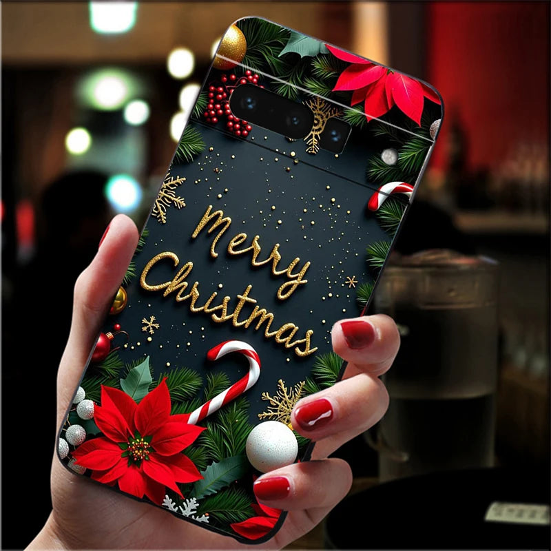 Christmas TPU case for Google Pixel 8, 9 &amp; 10