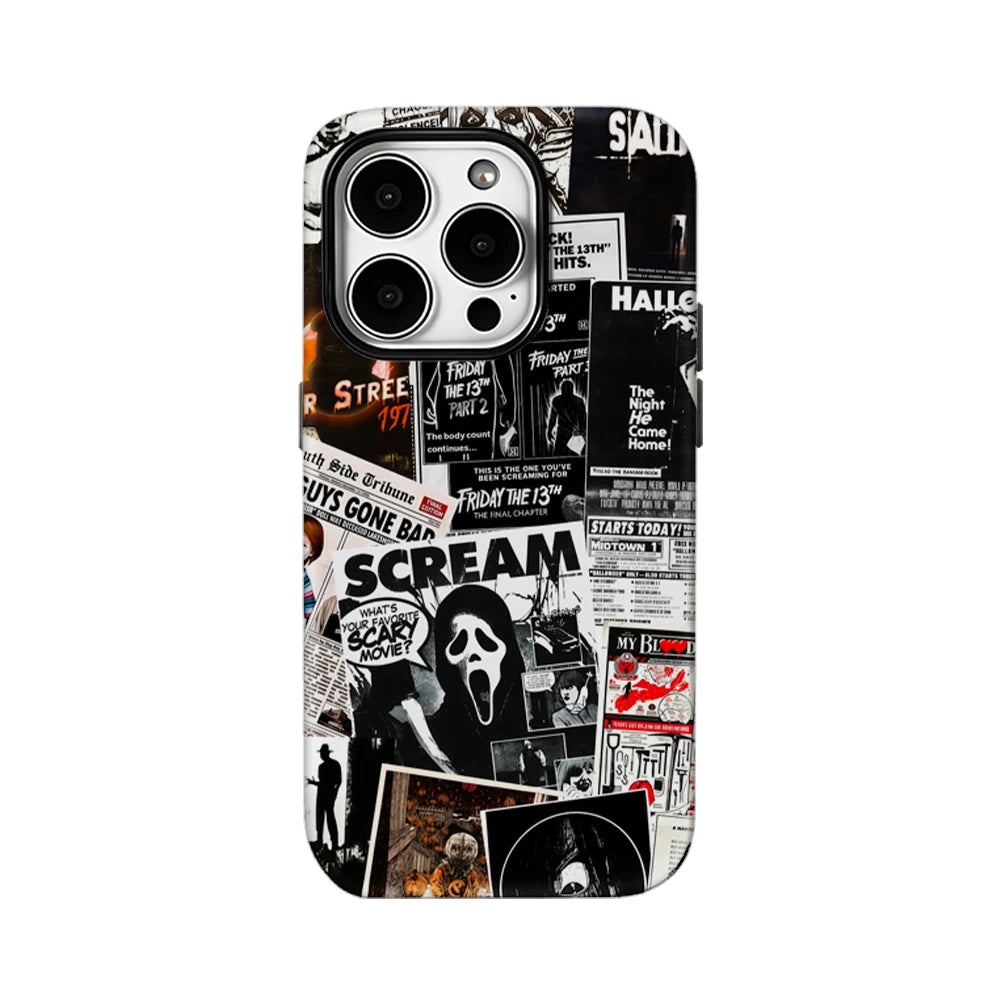 Scream Halloween Hülle für iPhone 16–7 Pro Max