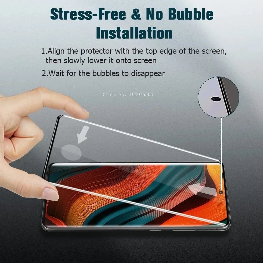 4er Gebogenes Panzerglas für Samsung Galaxy S-Serie