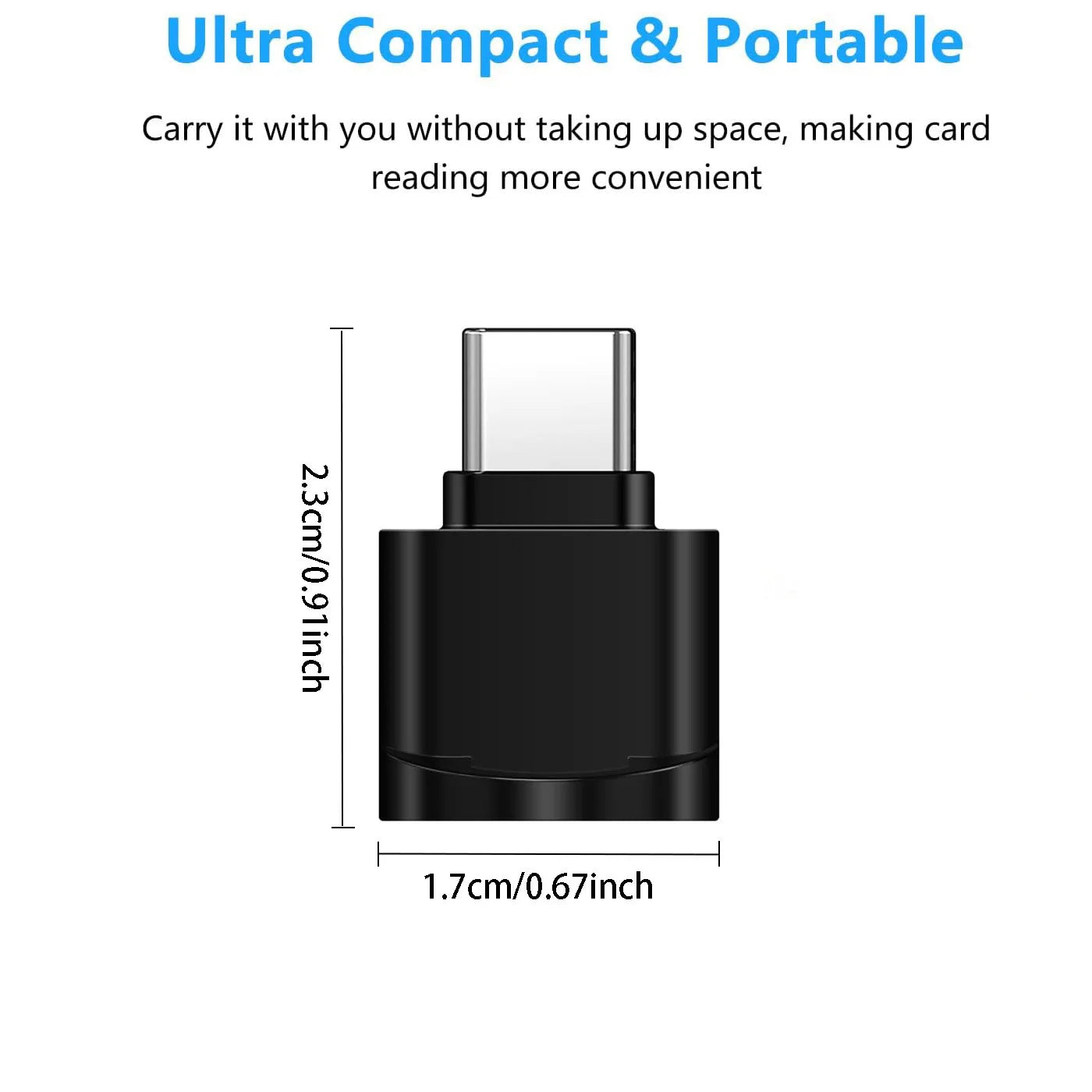 USB-C TF Kartenleser für iPhone, MacBook & Laptop