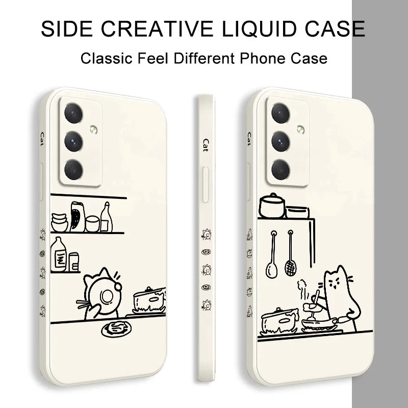 Süße Katzen Handyhülle für Samsung Galaxy Serie