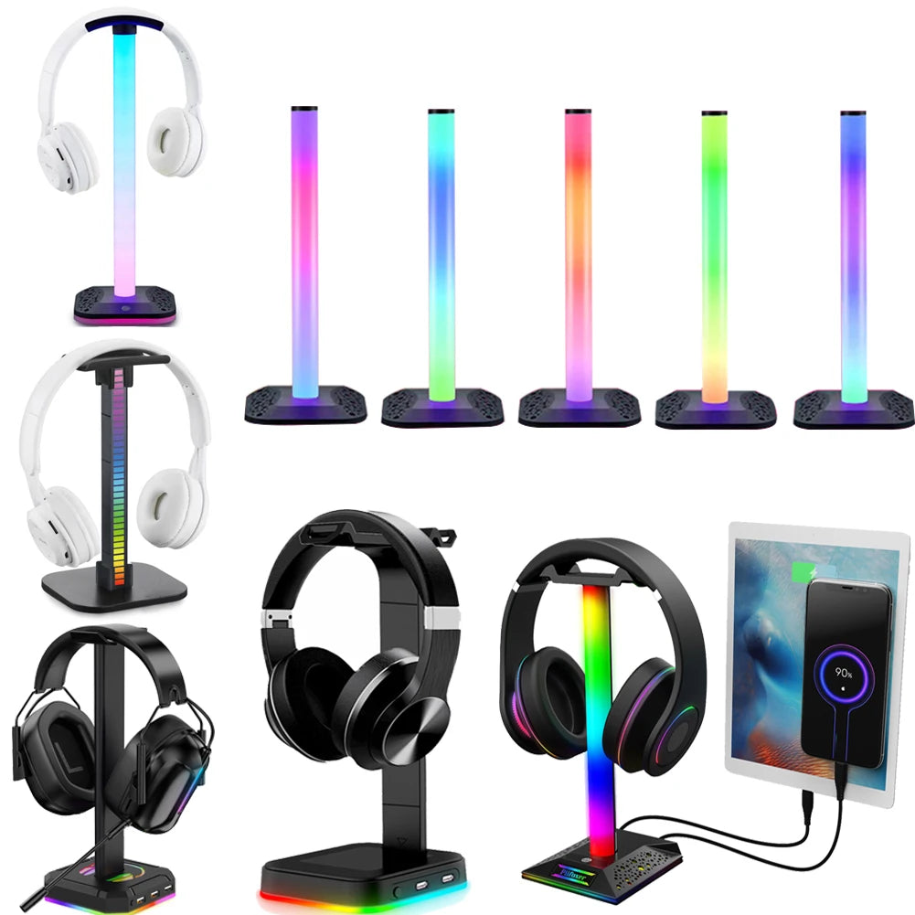 RGB Gaming Kopfhörerhalter Desktop Stand