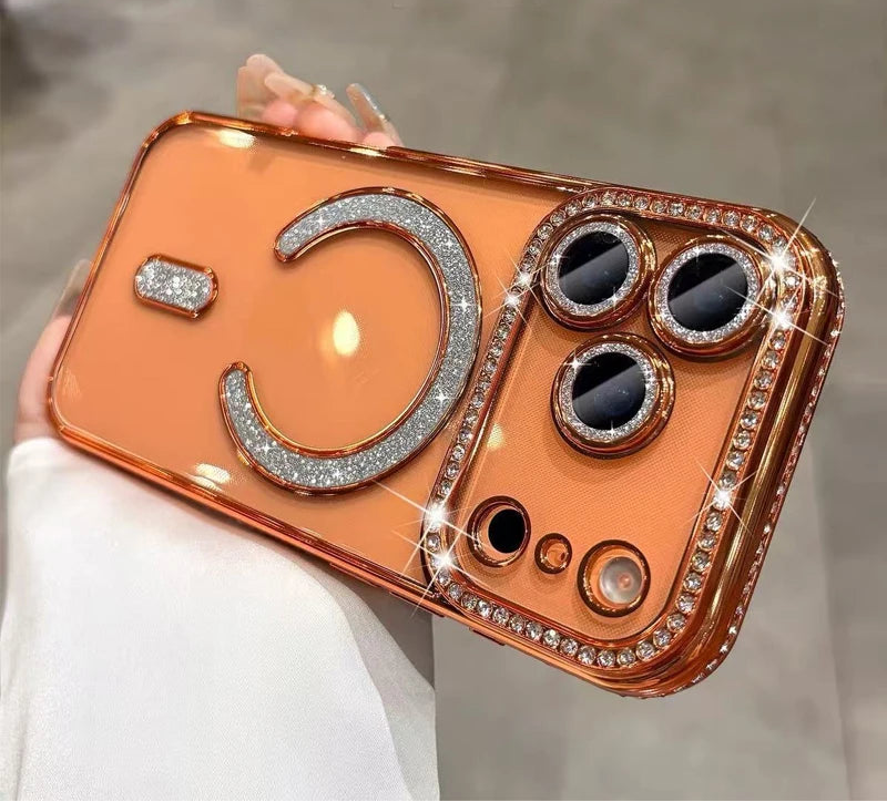 Glitzer Diamant Hülle mit MagSafe für iPhone 17